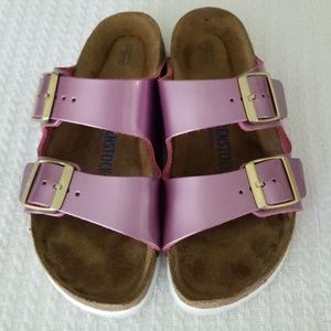 Birkenstock Arizona Metallic Lavender